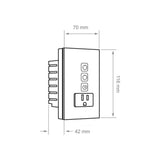 SWITCH SMART 2C + SMART PLUG 16A BCO