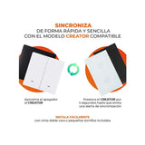 CONTROL SWITCH 2 INTERRUPTORES ***NEGRO*** .6W 3VCD