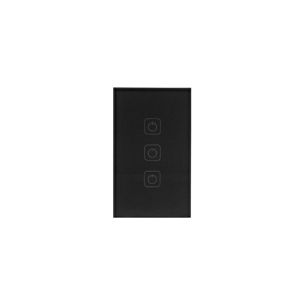APAGADOR INTELIGENTE ***NEGRO*** CREATOR III 3 BOTONES  EMP 0.3W100-240V (REQUIERE CABLE NEUTRO)