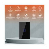 INTERRUPTOR 1C WIFI C/NEUTRO COLOR NGRO TECNOLITE