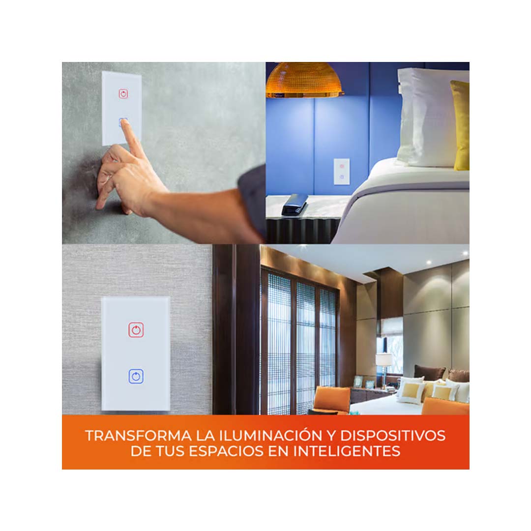 INTERRUPTOR 2C WIFI S/NEUTRO COLOR BCO