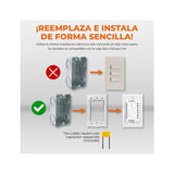 INTERRUPTOR 2C WIFI S/NEUTRO COLOR BCO