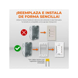 INTERRUPTOR 2C WIFI S/NEUTRO COLOR NGRO