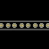 WALL WASHER 18 LEDS 36W/85-265V. BLANCO CALIDO 45 IP65 SOBREP. DIRIG. ALUM. CTAL. TEMPL. ILUMILEDS