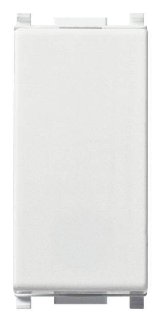PULSADOR 1P NO 10A/250V. 1 MOD. ILUMINABLE EN DISCO TECLA SUSTITUIBLE BLANCO PLANA VIMAR