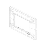 PLACA 3 MOD. TECNOPOLIMERO BEIGE PLANA VIMAR