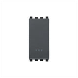 PULSADOR 1P NO 10A/250V. 1 MOD. ILUMINABLE TECLA INTERCAMBIABLE GRIS EIKON VIMAR