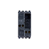 PULSADOR 1P NO 10A/250V. 1 MOD. ILUMINABLE TECLA INTERCAMBIABLE GRIS EIKON VIMAR