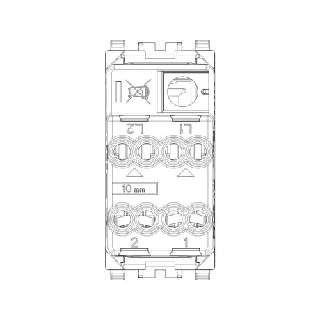 INTERRUPTOR CRUZADO 1P 16AX. 250V. 1 MOD. ILUMINABLE TECLA SUSTITUIBLE NEXT EIKON VIMAR