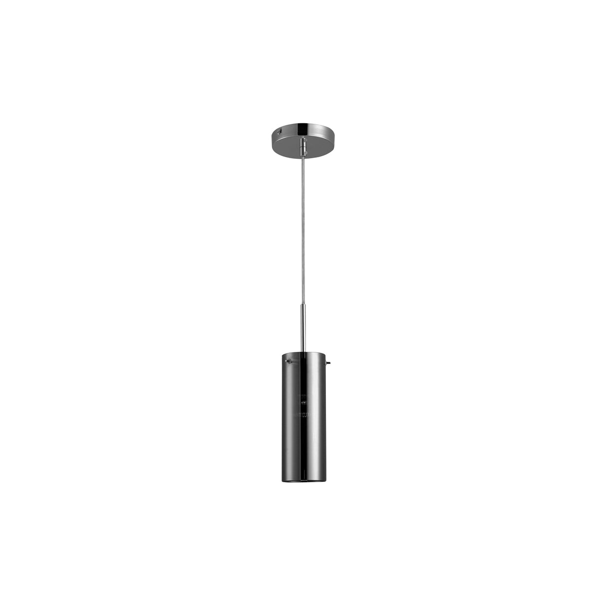 LÁMPARA COLGANTE VINTAGE CALUX 35W 127V GU10 ACABADO CROMO