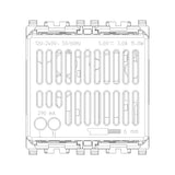 UNIDAD ALIMENTACION USB 5V.  2.1A. 2 MOD. 120-230V. BLANCO EIKON VIMAR