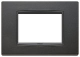 PLACA CLASSIC 3 MOD. BRIGHT ANTRACITA MATE EIKON VIMAR***HAE 2023***