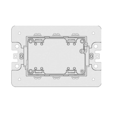 TOMACORRIENTE DUPLEX 2P+T 15A/125V. USA C/GFCI NEXT EVO VIMAR COLOR GRIS