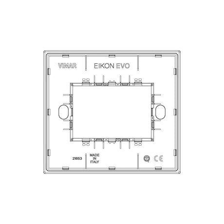 PLACA 3M CRISTAL GRIS PERLA V21653.73 EVO VIMAR