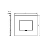 PLACA 3M PIEDRA BCO CARRARA V21653.51