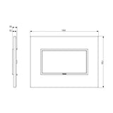 PLACA 4M ALUMINIO BRONCE EVO VIMAR