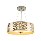 LUMINARIO SUSPENDIDO PARA TECHO ACERO INOXIDABLE 180W 127V E27