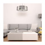 LUMINARIO SUSPENDIDO PARA TECHO ACERO INOXIDABLE 180W 127V E27