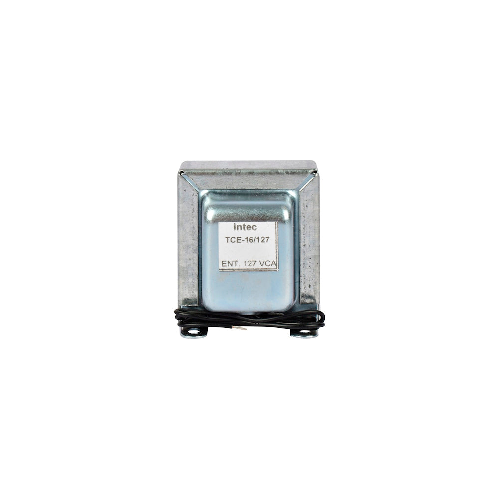 TRANSFORMADOR VOLTAJE TCE-16 P/CONTRACHAPA 127/12VCA INTEC