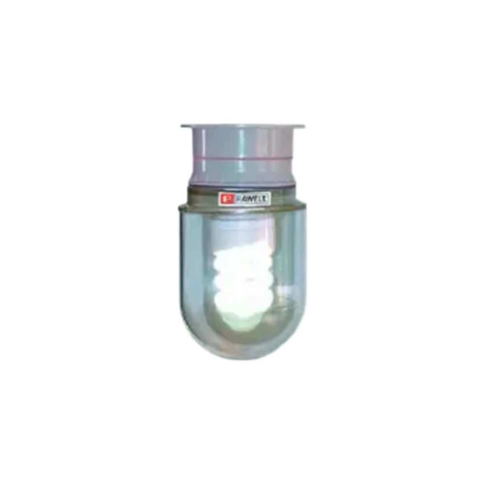 SOPORTE P/MONTAJE TECHO PORTALAMPARA C/VASO POLICARBONATO VATP-01 RAWELT
