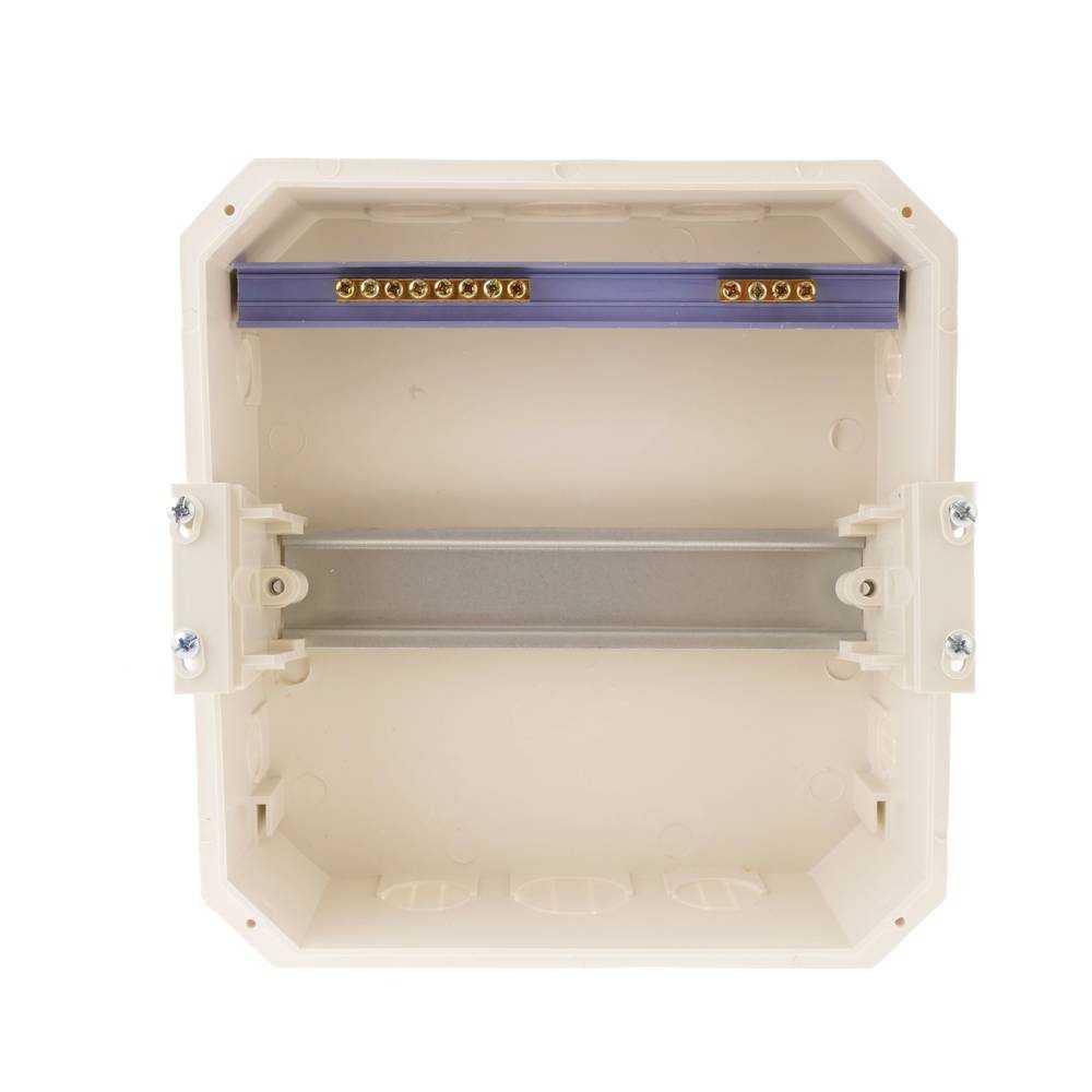 CAJA DISTRIBUCION EMPOTRABLE IP40 8 MODULOS CON TERMINALES