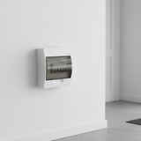 CAJA DISTRIBUCION SOBREPONER P IP40 8 MODULOS CON TERMINALES