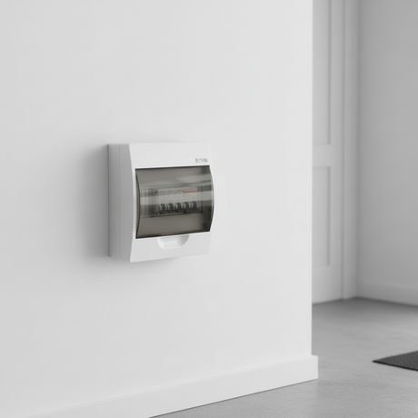 CAJA DISTRIBUCION SOBREPONER P IP40 8 MODULOS CON TERMINALES