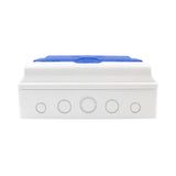 CAJA DE DISTRIBUCION C/TAPA IP65  8+1 MOD. SIN BORNES