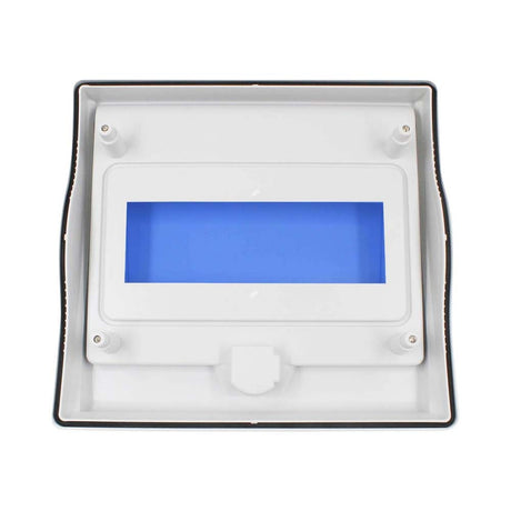CAJA DE DISTRIBUCION C/TAPA IP65  8+1 MOD. SIN BORNES
