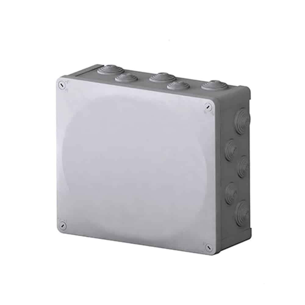 CAJA ESTANCA IP55 325X275X120 CON CONOS Y TAPA DE TORNILLOS WDC3227S