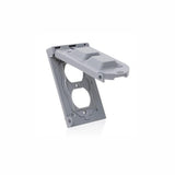 PLACA RESISTENTE A LA INTEMPERIE METALICA MONTAJE VERTICAL PARA ICFT 001-0WM1V-0GY LEVITON