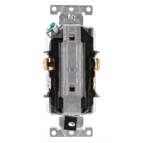 CONTACTO DUPLEX RESISTENTE A LA INTEMPERIE GRADO INDUSTRIAL TAMPER RESISTANT 20A. LEVITON