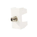 MODULO PARA CABLE COAXIAL BLANCO LEVITON ***HAE***