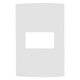 PLACA 1 MODULO BLANCA MODULAR ULTRA LEVITON