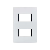 PLACA 2 MODULOS BLANCA MODULAR ULTRA LEVITON