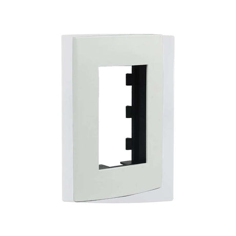 PLACA 3 MODULOS BLANCA MODULAR ULTRA LEVITON
