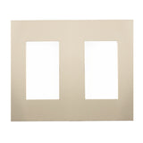 PLACA 2 MODULOS MARFIL MODULAR ULTRA LEVITON