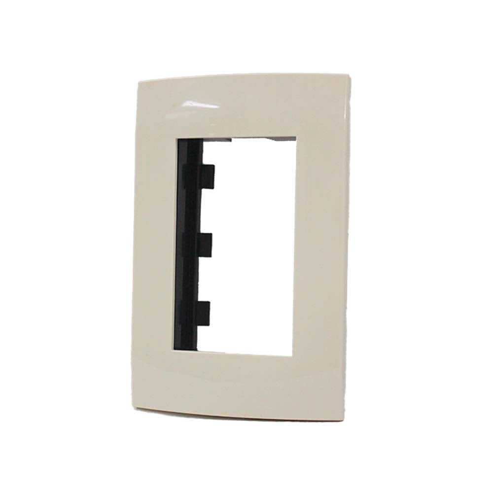 PLACA 3 MODULOS MARFIL MODULAR ULTRA LEVITON