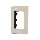 PLACA 3 MODULOS MARFIL MODULAR ULTRA LEVITON