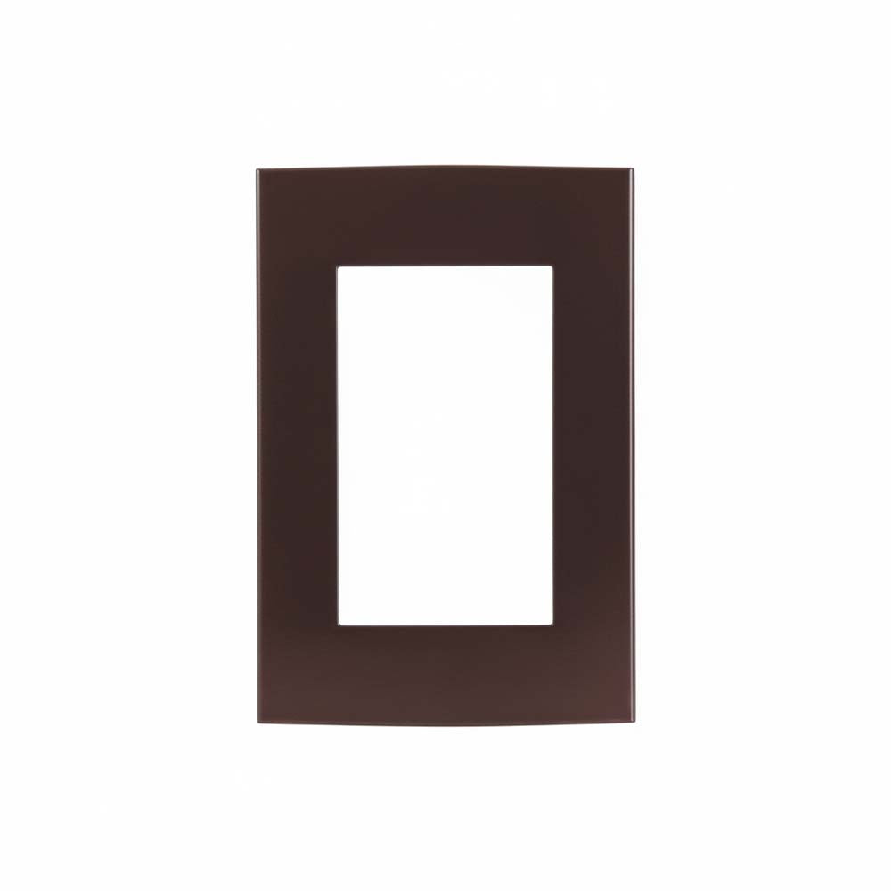 PLACA 1 MODULO CHOCOLATE MODULAR ULTRA LEVITON