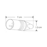 CONECTOR XLR CANON MACHO CON TIPO NEUTRIKMA ***HAE 2023***