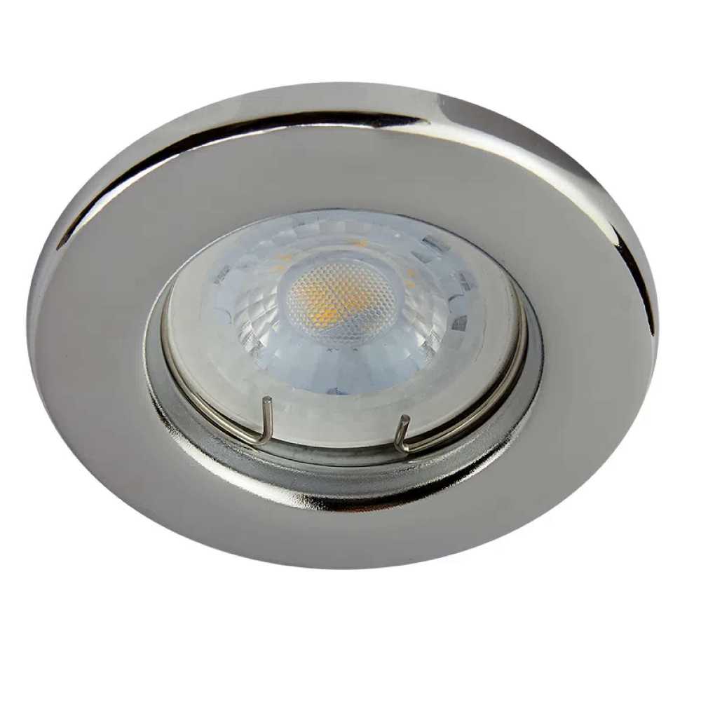LÁMPARA DE INTERIOR EMPOTRABLE ALEZIO TECNOLITE POTENCIA MÁXIMA 50W BASE GX5.3 COMPACTO FOCO MR16 NO INCLUIDO CROMADO