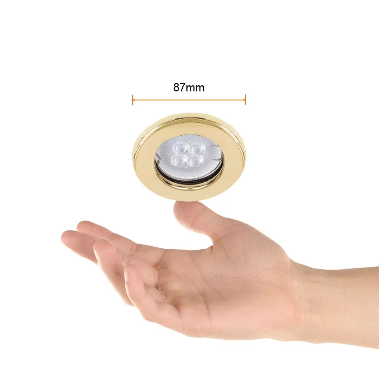 LÁMPARA DE INTERIOR EMPOTRABLE ALEZIO TECNOLITE POTENCIA MÁXIMA 50W BASE GX5.3 COMPACTO FOCO MR16 NO INCLUIDO LATÓN