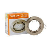 LÁMPARA DE INTERIOR EMPOTRABLE ANDORA TECNOLITE POTENCIA MÁXIMA 50W BASE GX5.3 FOCO MR16 NO INCLUIDO SATINADO