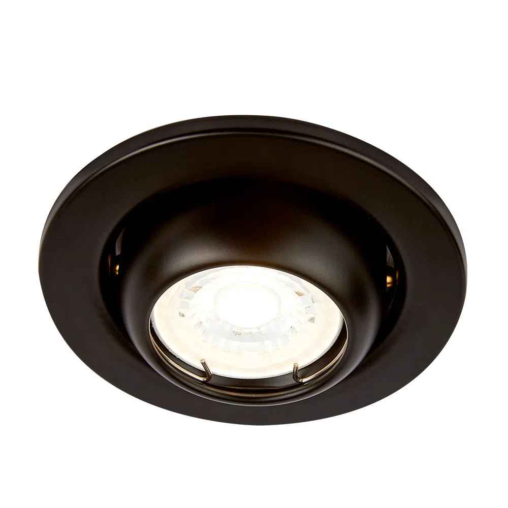 LAMPARA EMPOTRABLE DOWNLIGHT DIRIGIBLE POTENCIA MAX. 6 W BASE GX5.3 FOCO MR16 NO INCLUIDO YD-345/N *** OFRECER 46624 ***