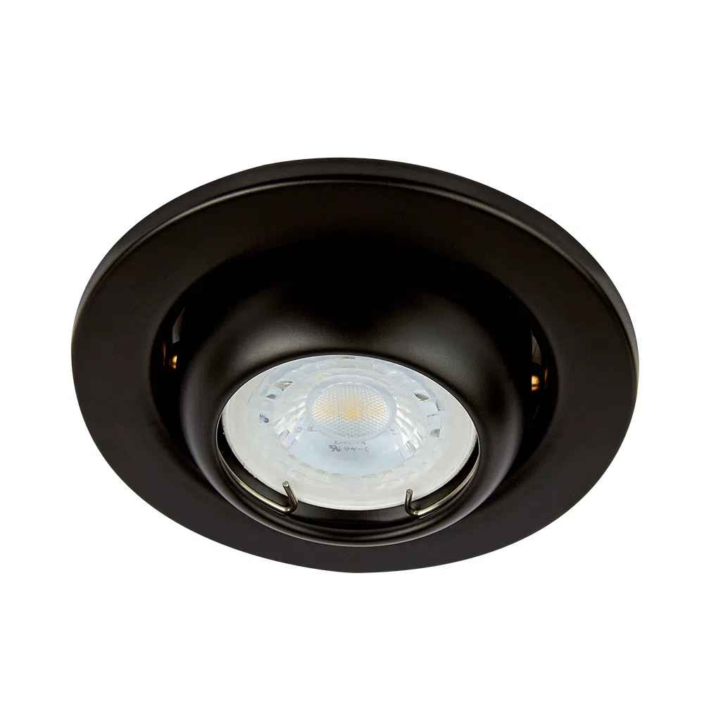 LAMPARA EMPOTRABLE DOWNLIGHT DIRIGIBLE POTENCIA MAX. 6 W BASE GX5.3 FOCO MR16 NO INCLUIDO YD-345/N *** OFRECER 46624 ***