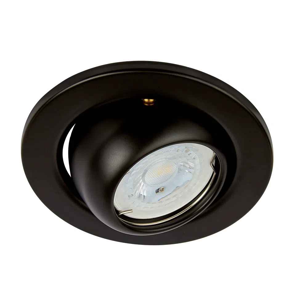 LAMPARA EMPOTRABLE DOWNLIGHT DIRIGIBLE POTENCIA MAX. 6 W BASE GX5.3 FOCO MR16 NO INCLUIDO YD-345/N *** OFRECER 46624 ***
