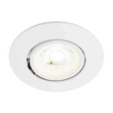 LAMPARA EMPOTRABLE DOWNLIGHT DIRIGIBLE POTENCIA MAX. 6 W BASE GX5.3 FOCO MR16 NO INCLUIDO YD-515/B