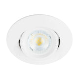 LAMPARA EMPOTRABLE DOWNLIGHT DIRIGIBLE POTENCIA MAX. 6 W BASE GX5.3 FOCO MR16 NO INCLUIDO YD-515/B