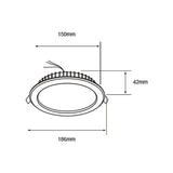 EMPOTRADO LED 24W 4000K BLANCO *** HAE ***